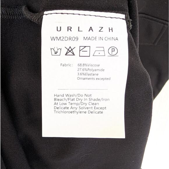 NWT URLAZH Black Overall with Knit Rabbit Sleeveless Midi Dress, size M - Picture 5 of 7